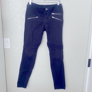 Black Spyder Low Rise Skinny Leg Jeans